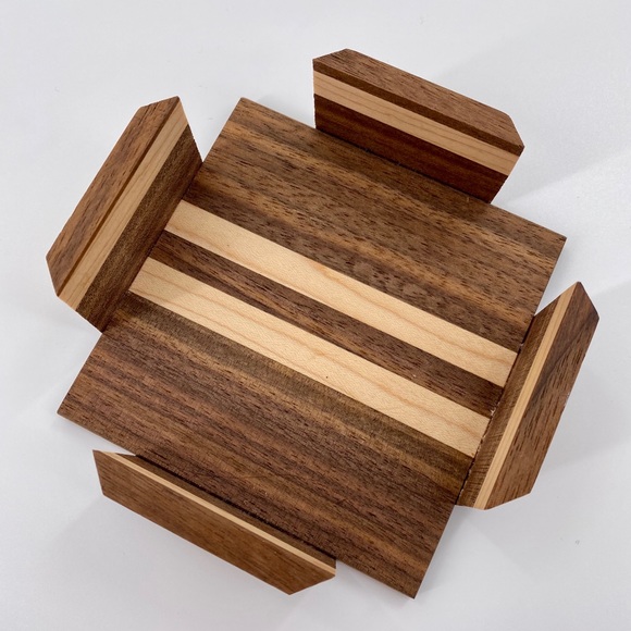 Maple Wooden Handmade Coasters - Picture 4 of 7